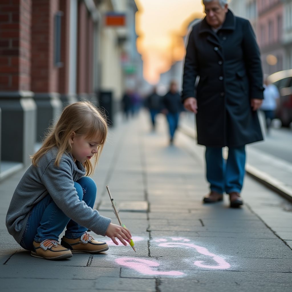 Шокирующая правда о рисунке на асфальте, которую никто не ожидал